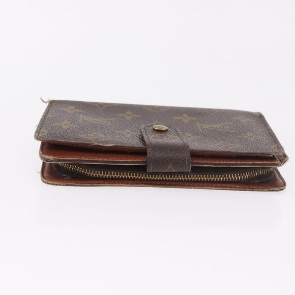 LOUIS VUITTON Salvatore Ferragamo Monogram Wallet Leather 3 Set Auth gh2141