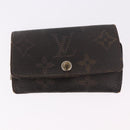 LOUIS VUITTON Salvatore Ferragamo Monogram Wallet Leather 3 Set Auth gh2141-2