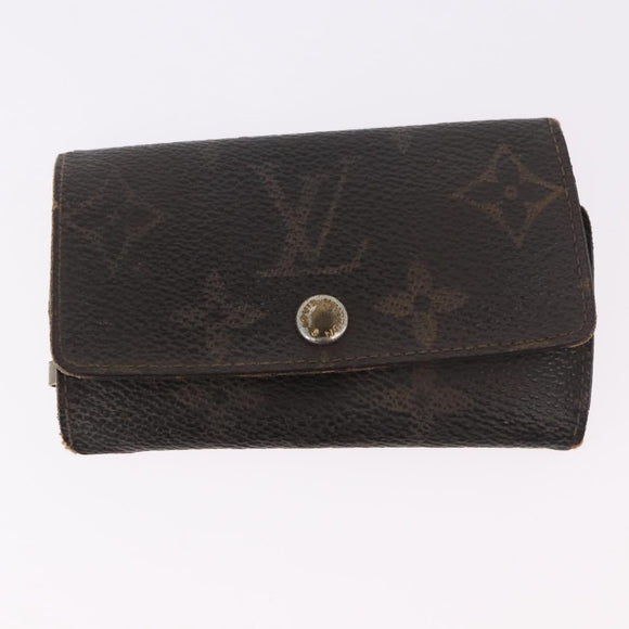 LOUIS VUITTON Salvatore Ferragamo Monogram Wallet Leather 3 Set Auth gh2141