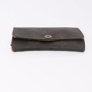 LOUIS VUITTON Salvatore Ferragamo Monogram Wallet Leather 3 Set Auth gh2141-6