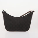 GUCCI GG Canvas Tote Bag Leather Canvas 4 Set Beige Black Brown Auth gh2142-15