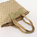 GUCCI GG Canvas Tote Bag Leather Canvas 4 Set Beige Black Brown Auth gh2142-5