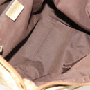 GUCCI GG Canvas Tote Bag Leather Canvas 4 Set Beige Black Brown Auth gh2142-7