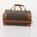 CELINE Macadam Canvas Clutch Bag PVC Leather 4 Set Brown Beige Auth gh2143-13