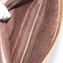 CELINE Macadam Canvas Clutch Bag PVC Leather 4 Set Brown Beige Auth gh2143-27