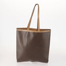 CELINE Macadam Canvas Clutch Bag PVC Leather 4 Set Brown Beige Auth gh2143-3