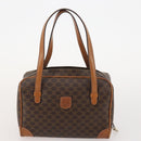 CELINE Macadam Canvas Clutch Bag PVC Leather 4 Set Brown Beige Auth gh2143-9