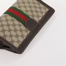 GUCCI GG Supreme GG Plus Supreme Web Sherry Line Bag PVC 3 Set Beige Auth gh2144-20