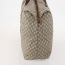 GUCCI GG Supreme GG Plus Supreme Web Sherry Line Bag PVC 3 Set Beige Auth gh2144-4