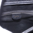 GUCCI Bamboo Hand Bag Suede Black Gold 002 1096 0260 Auth gh2145-15