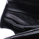 GUCCI Bamboo Hand Bag Suede Black Gold 002 1096 0260 Auth gh2145-25