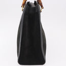 GUCCI Bamboo Hand Bag Suede Black Gold 002 1096 0260 Auth gh2145-4