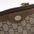GUCCI GG Plus Supreme Hand Bag PVC Beige Gold Auth gh2146-17