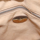 GUCCI GG Plus Supreme Hand Bag PVC Beige Gold Auth gh2146-18