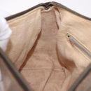 GUCCI GG Plus Supreme Hand Bag PVC Beige Gold Auth gh2146-20