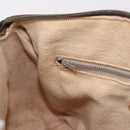 GUCCI GG Plus Supreme Hand Bag PVC Beige Gold Auth gh2146-21