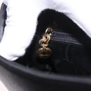 Salvatore Ferragamo Shoulder Bag Leather Black Gold Auth gh2148-24