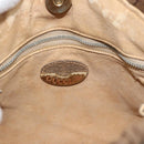 GUCCI GG Plus Supreme Shoulder Bag PVC Beige Gold Auth gh2149-10