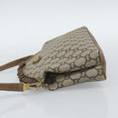 GUCCI GG Plus Supreme Shoulder Bag PVC Beige Gold Auth gh2149-3