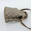 GUCCI GG Plus Supreme Shoulder Bag PVC Beige Gold Auth gh2149-4