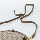 GUCCI GG Plus Supreme Shoulder Bag PVC Beige Gold Auth gh2149-8