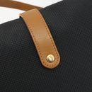 SAINT LAURENT Shoulder Bag PVC Canvas Black Gold Auth gh2150-15