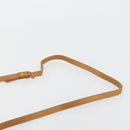 SAINT LAURENT Shoulder Bag PVC Canvas Black Gold Auth gh2150-9