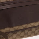 GUCCI GG Canvas Shoulder Bag Beige Gold 001 0375 Auth gh2152-15