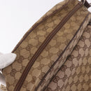GUCCI GG Canvas Shoulder Bag Beige Gold 001 0375 Auth gh2152-17