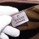 GUCCI GG Canvas Shoulder Bag Beige Gold 001 0375 Auth gh2152-19