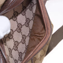GUCCI GG Canvas Shoulder Bag Beige Gold 001 0375 Auth gh2152-24