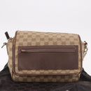 GUCCI GG Canvas Shoulder Bag Beige Gold 001 0375 Auth gh2152-26