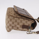 GUCCI GG Canvas Shoulder Bag Beige Gold 001 0375 Auth gh2152-4