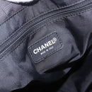 CHANEL New Travel Line Tote Bag Nylon Black CC Auth gh2153-15