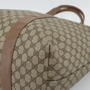 GUCCI GG Supreme Boston Bag Beige Gold 012 1095 6080 Auth gh2155-10