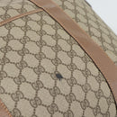 GUCCI GG Supreme Boston Bag Beige Gold 012 1095 6080 Auth gh2155-14
