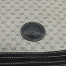 GUCCI Micro GG Supreme Boston Bag PVC Navy Gold 012 39 0079 Auth gh2157-17