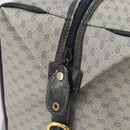 GUCCI Micro GG Supreme Boston Bag PVC Navy Gold 012 39 0079 Auth gh2157-10