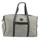 GUCCI Micro GG Supreme Boston Bag PVC Navy Gold 012 39 0079 Auth gh2157-13