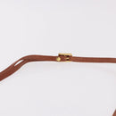 MCM Vicetos Logogram Shoulder Bag PVC Brown Gold Auth gh2158-8