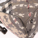BURBERRY Nova Check Hand Bag PVC 2way Beige Auth gh2159A-17