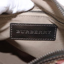 BURBERRY Nova Check Hand Bag PVC 2way Beige Auth gh2159A-20