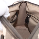BURBERRY Nova Check Hand Bag PVC 2way Beige Auth gh2159A-22