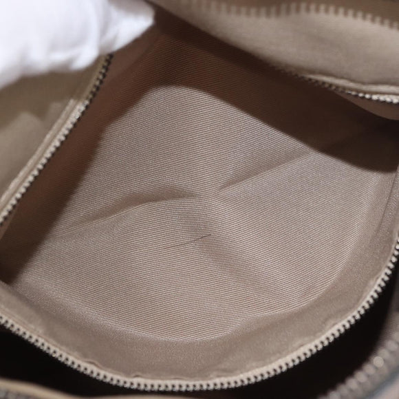 BURBERRY Nova Check Hand Bag PVC 2way Beige Auth gh2159A