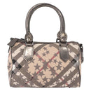 BURBERRY Nova Check Hand Bag PVC 2way Beige Auth gh2159A-13
