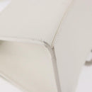 BALENCIAGA Hand Bag Leather White Silver 593546 Auth gh2160A-15