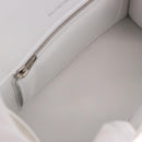 BALENCIAGA Hand Bag Leather White Silver 593546 Auth gh2160A-11