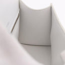 BALENCIAGA Hand Bag Leather White Silver 593546 Auth gh2160A-21