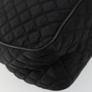 Salvatore Ferragamo Hand Bag Nylon Black Silver Auth gh2165A-16