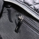 Salvatore Ferragamo Hand Bag Nylon Black Silver Auth gh2165A-21